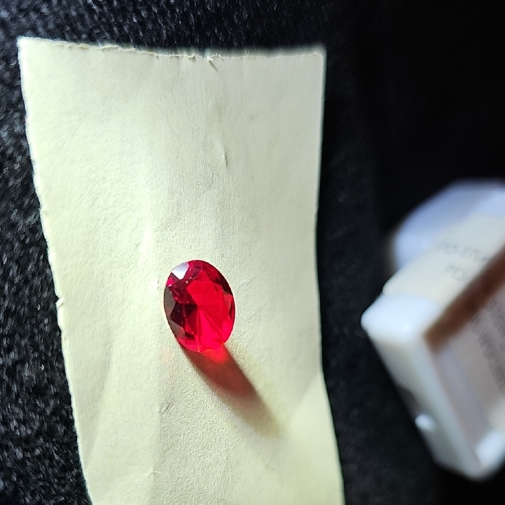 Elegant Red Created Ruby Gemstone Accessory - image 3